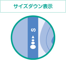 サイズダウン表示